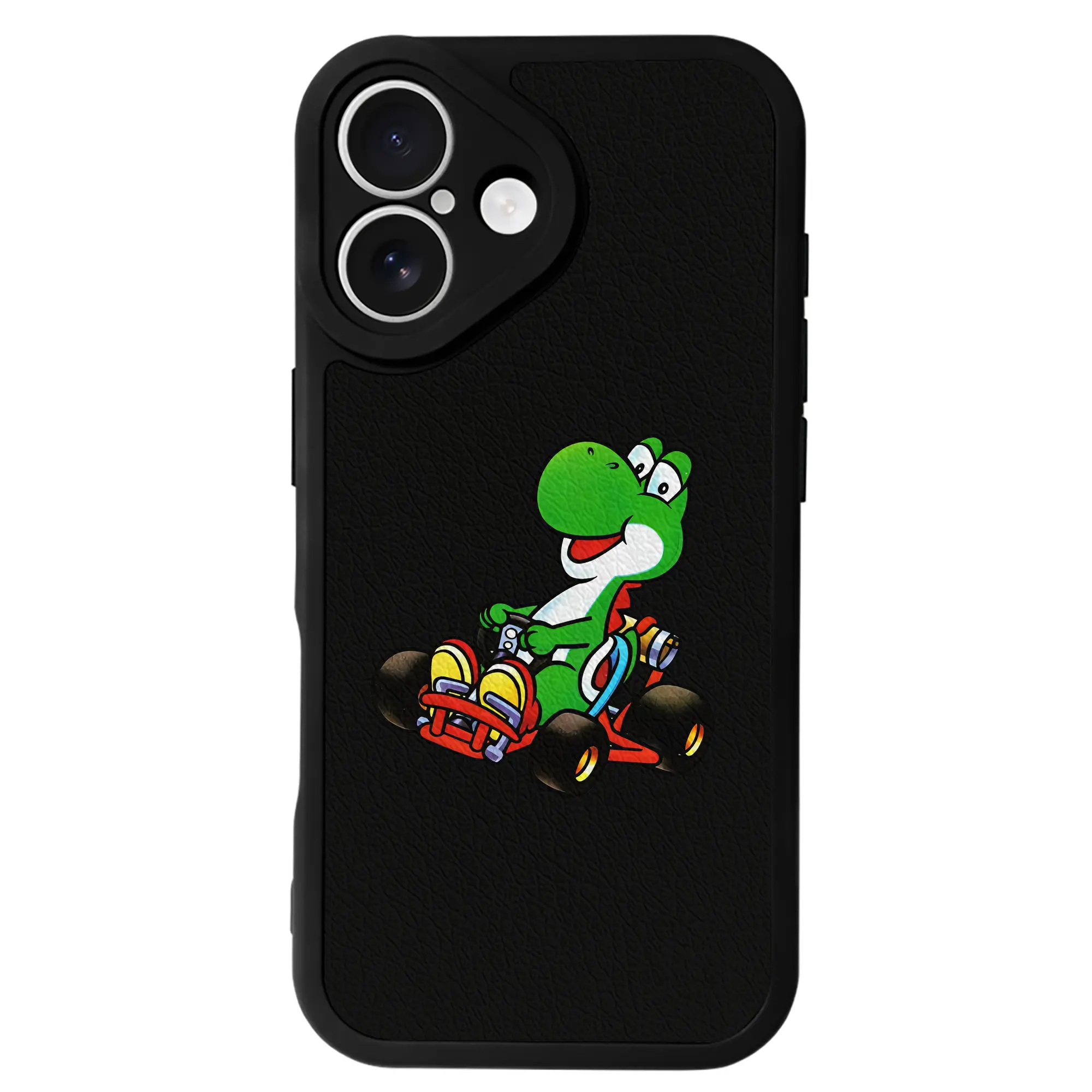 マリオ グッズ ヨッシー - IPhone 16シリーズ対応 ・ シリコンスマホケース ・ レザー調 ・ 高精度フィット ・ 耐衝撃 ・ ワイヤレス充電対応 ・ 精密カット